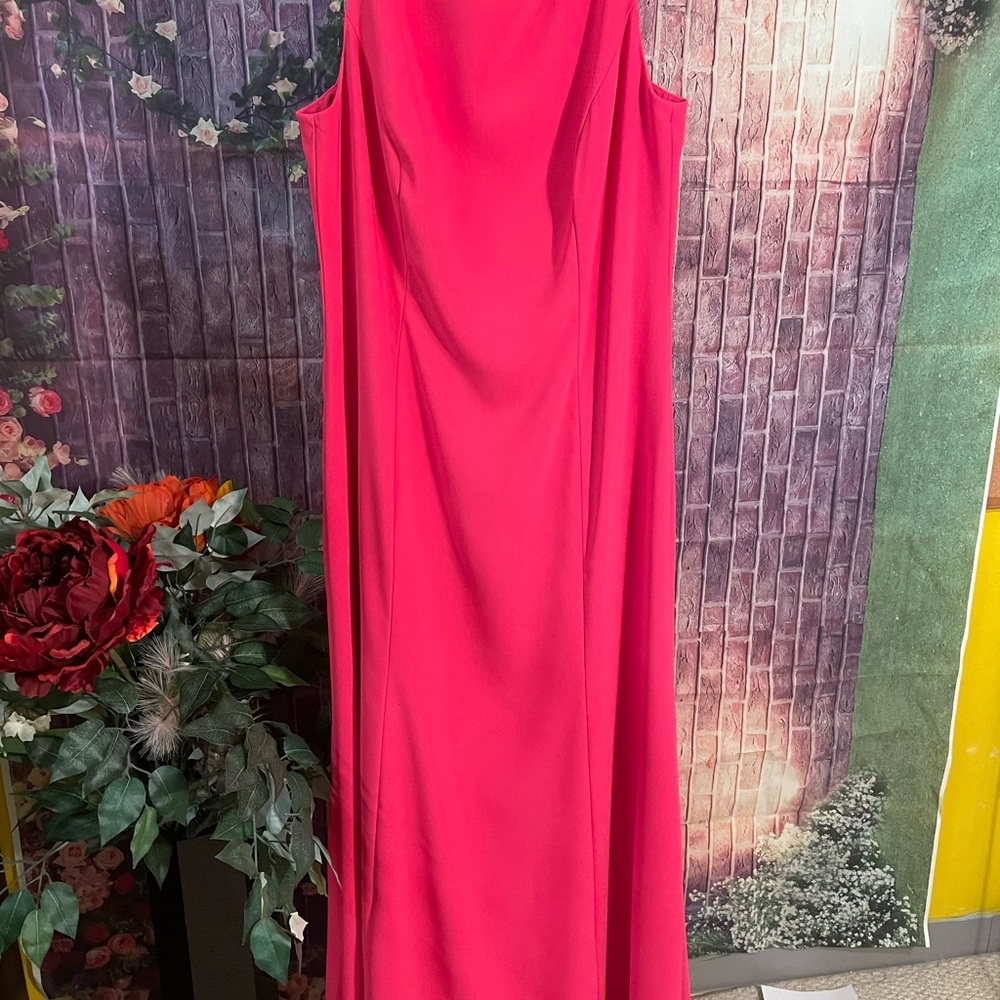 Dessy Collection Women's Dress in Vibrant Pink